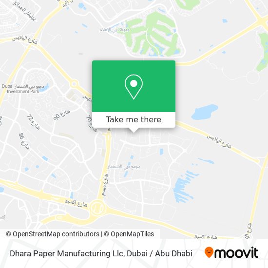 Dhara Paper Manufacturing Llc map