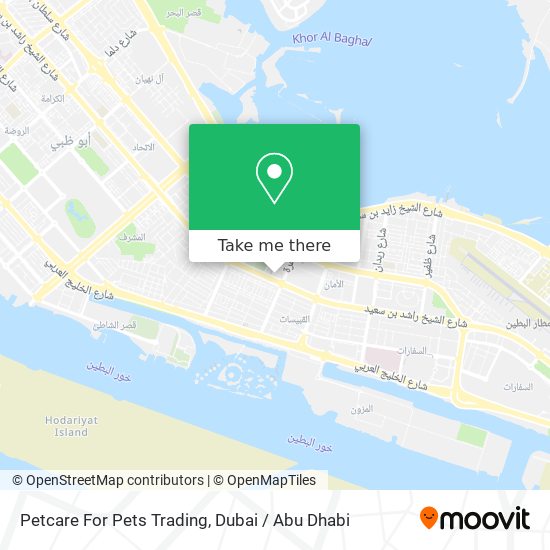 Petcare For Pets Trading map