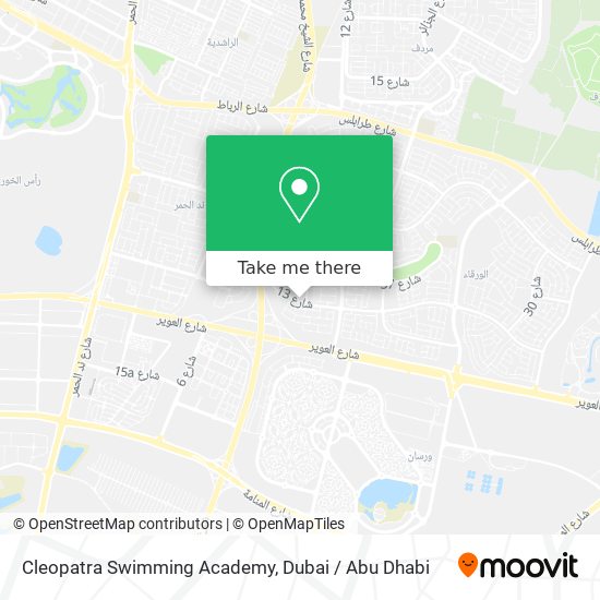 Cleopatra Swimming Academy map