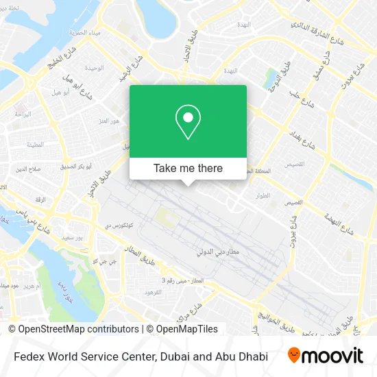 Fedex World Service Center map