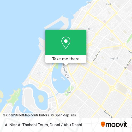 Al Nisr Al Thahabi Tours map
