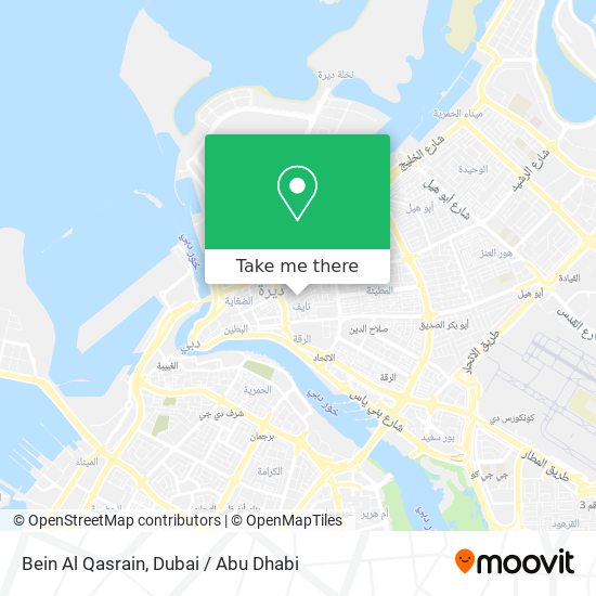 Bein Al Qasrain map