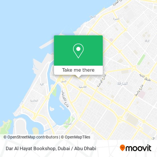 Dar Al Hayat Bookshop map