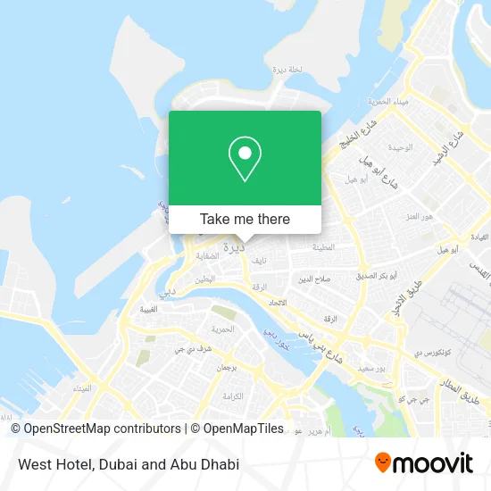 West Hotel map