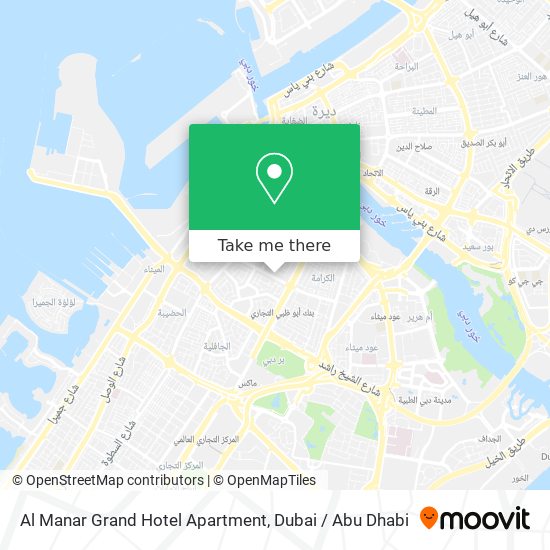 Al Manar Grand Hotel Apartment map