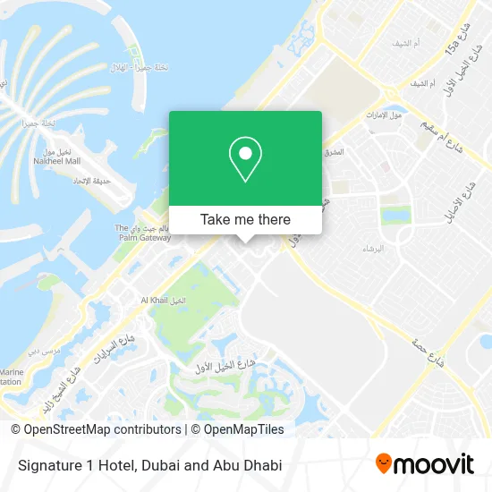 Signature 1 Hotel map