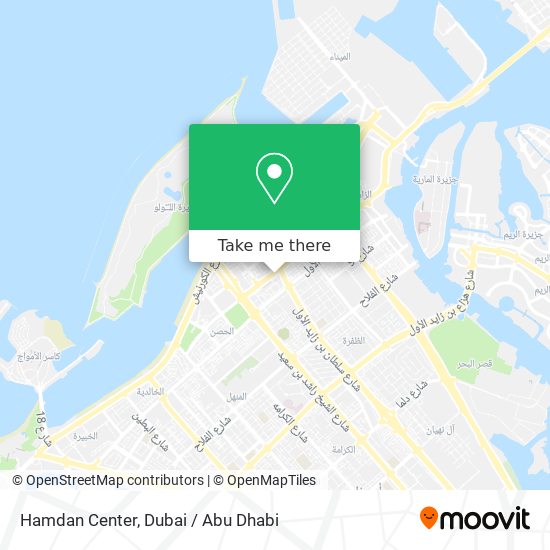 Hamdan Center map