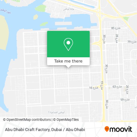 Abu Dhabi Craft Factory map