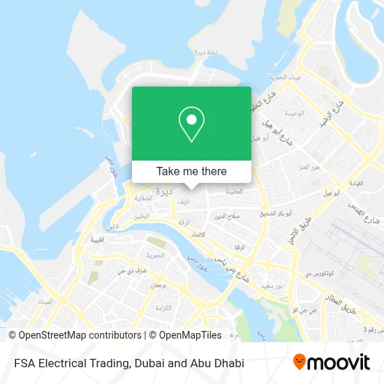 FSA Electrical Trading map