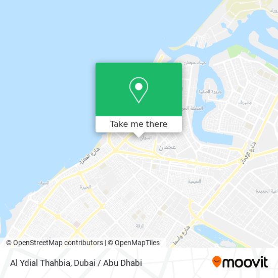 Al Ydial Thahbia map