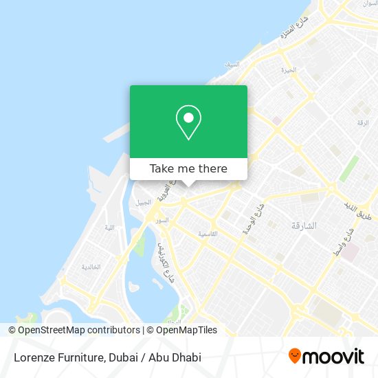 Lorenze Furniture map