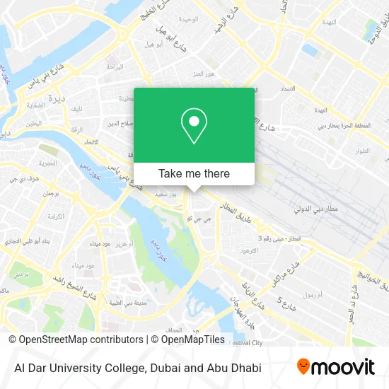 Al Dar University College map