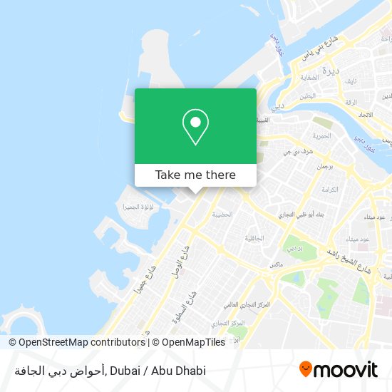 أحواض دبي الجافة map