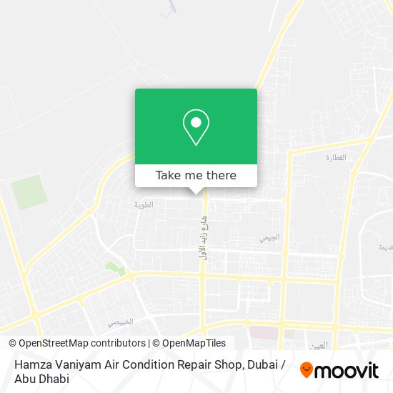 Hamza Vaniyam Air Condition Repair Shop map