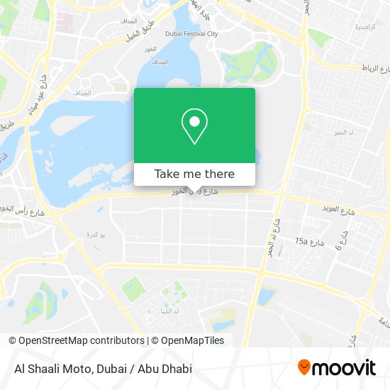 Al Shaali Moto map