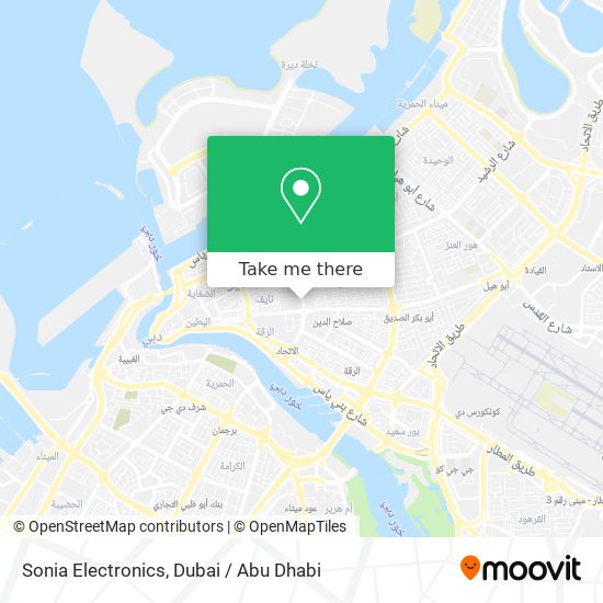 Sonia Electronics map