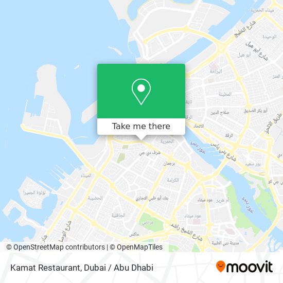 Kamat Restaurant map