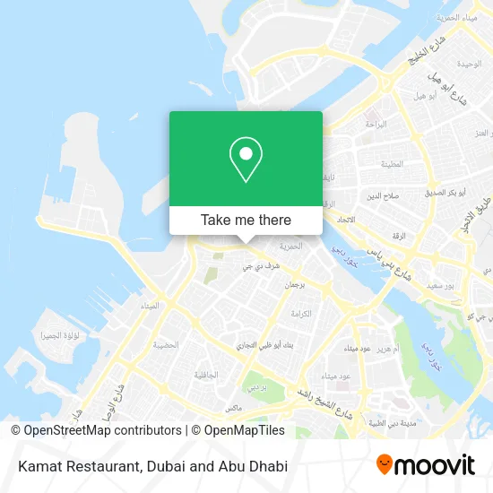 Kamat Restaurant map