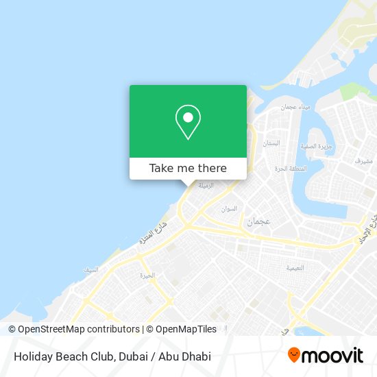 Holiday Beach Club map