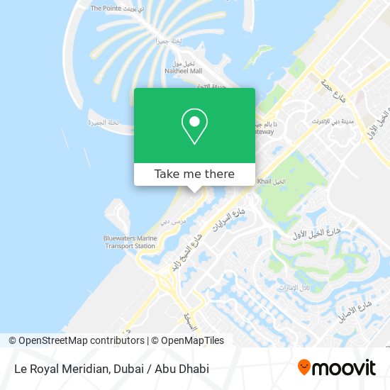 Le Royal Meridian map
