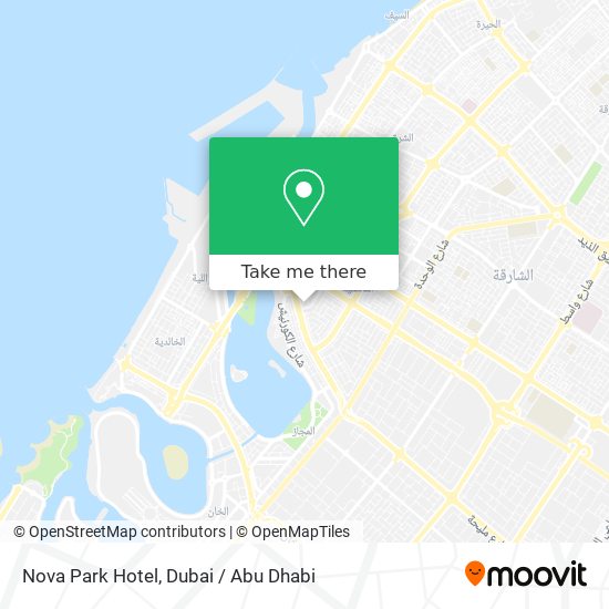 Nova Park Hotel map