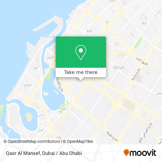 Qasr Al Mansef map