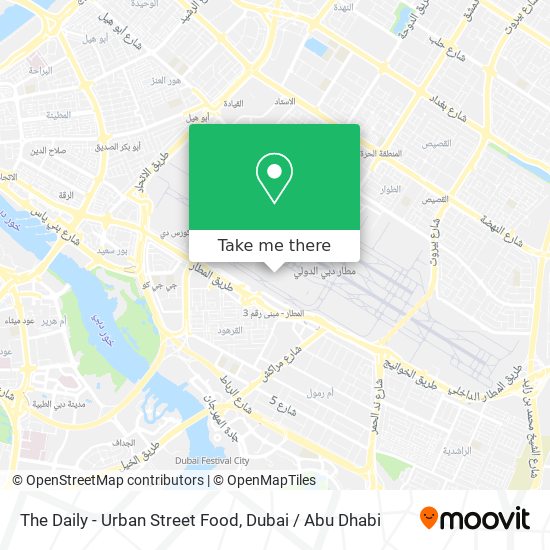 The Daily - Urban Street Food map