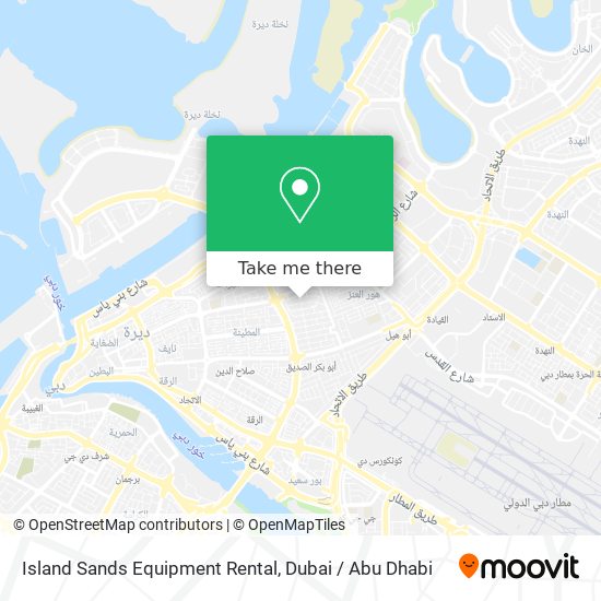 Island Sands Equipment Rental map