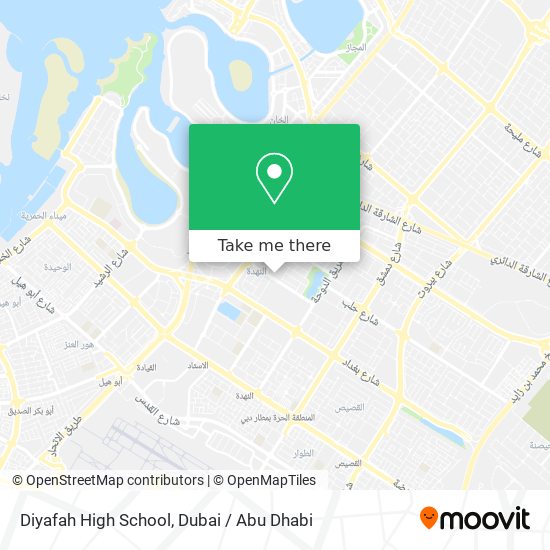 Diyafah High School map