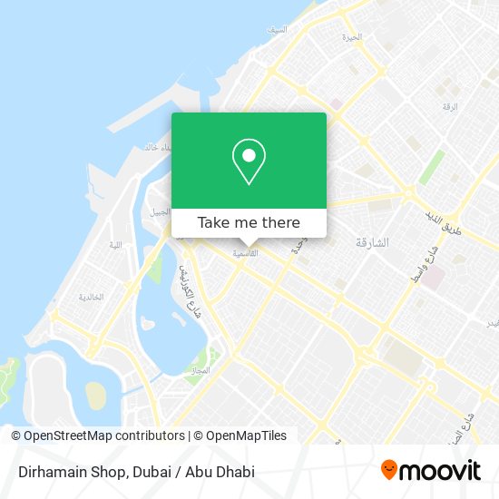 Dirhamain Shop map