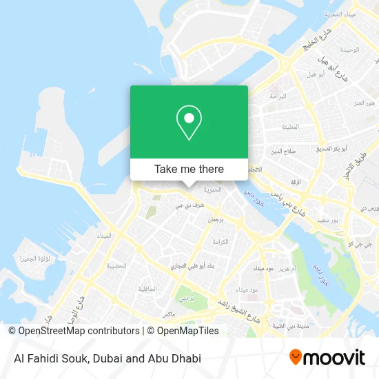 Al Fahidi Souk map