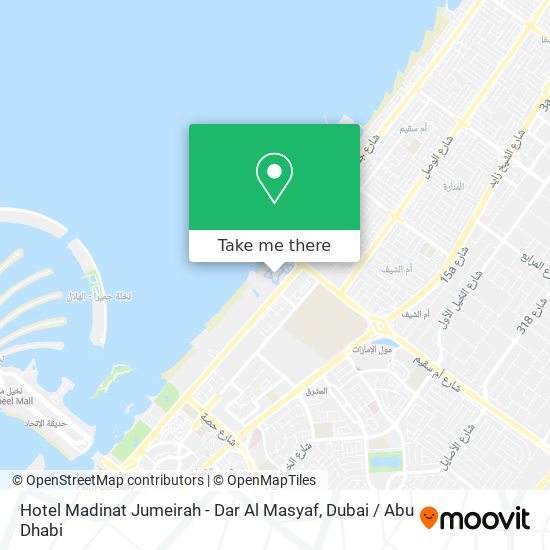 Hotel Madinat Jumeirah - Dar Al Masyaf map
