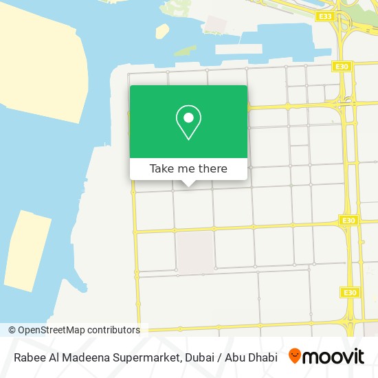 Rabee Al Madeena Supermarket map