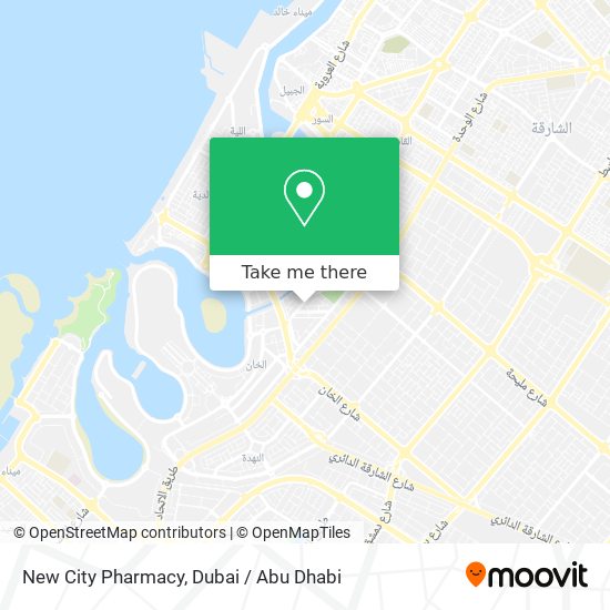 New City Pharmacy map