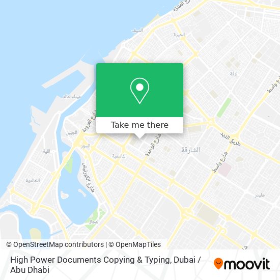 High Power Documents Copying & Typing map