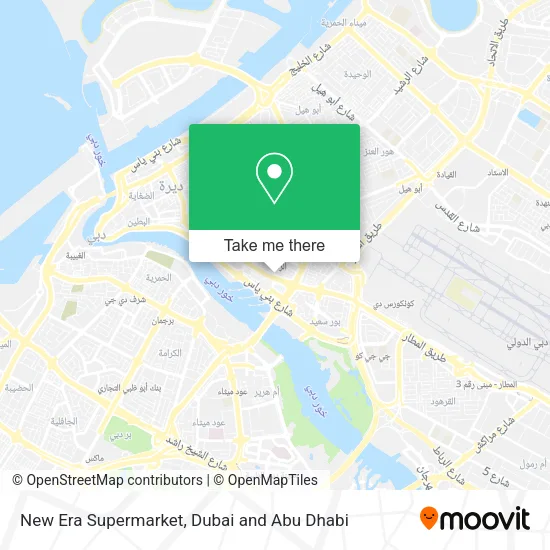 New Era Supermarket map