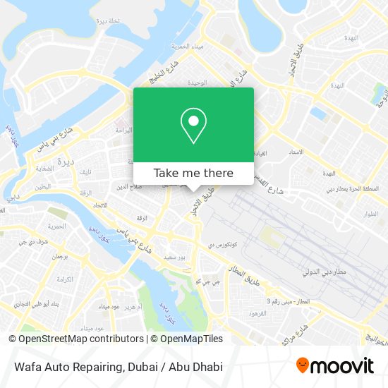 Wafa Auto Repairing map