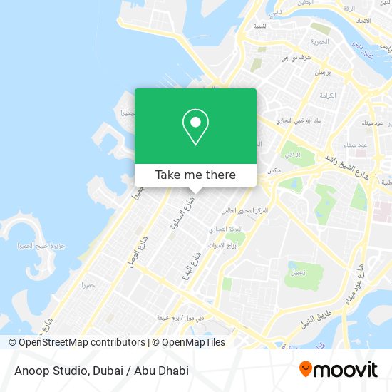 Anoop Studio map