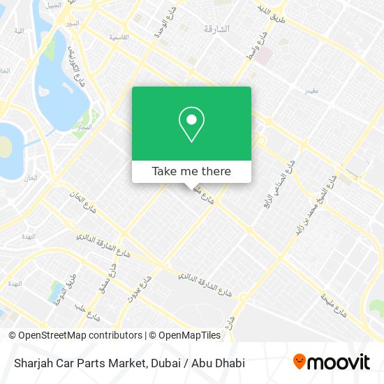 Sharjah Car Parts Market map