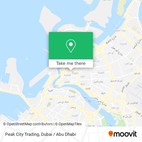 Peak City Trading map