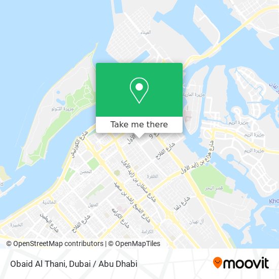 Obaid Al Thani map