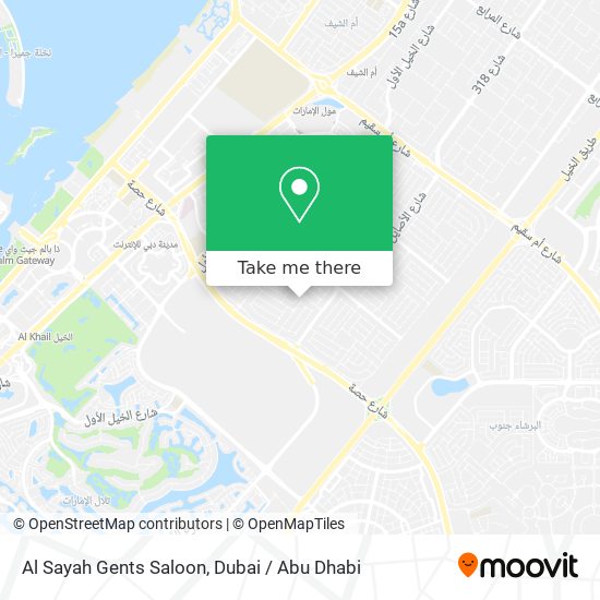 Al Sayah Gents Saloon map