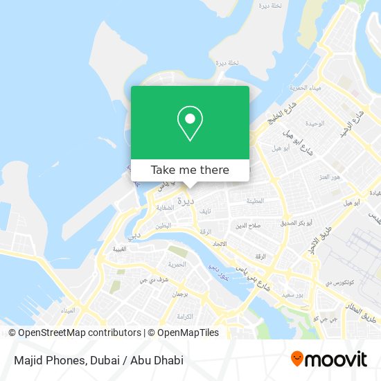 Majid Phones map