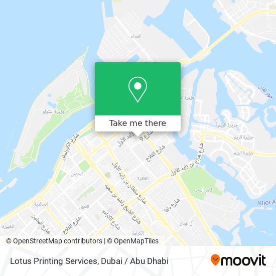 Lotus Printing Services map