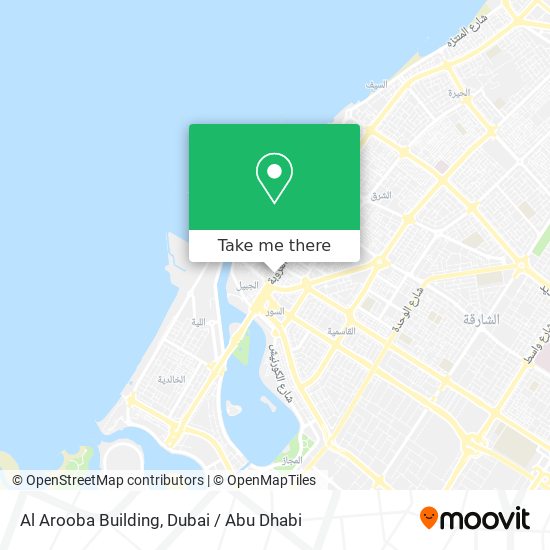 Al Arooba Building map