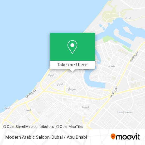 Modern Arabic Saloon map