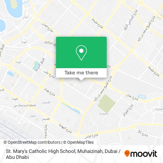 St. Mary's Catholic High School, Muhaizinah map