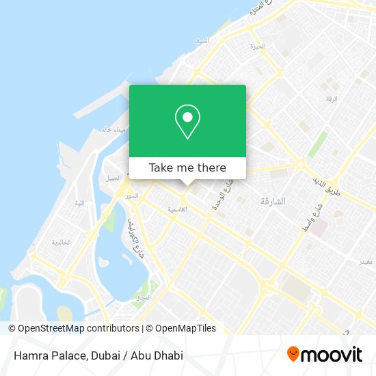 Hamra Palace map