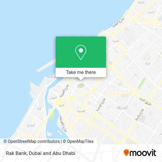 Rak Bank map