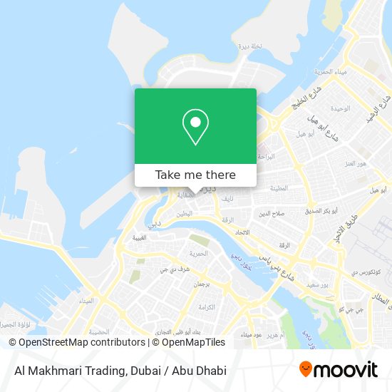 Al Makhmari Trading map